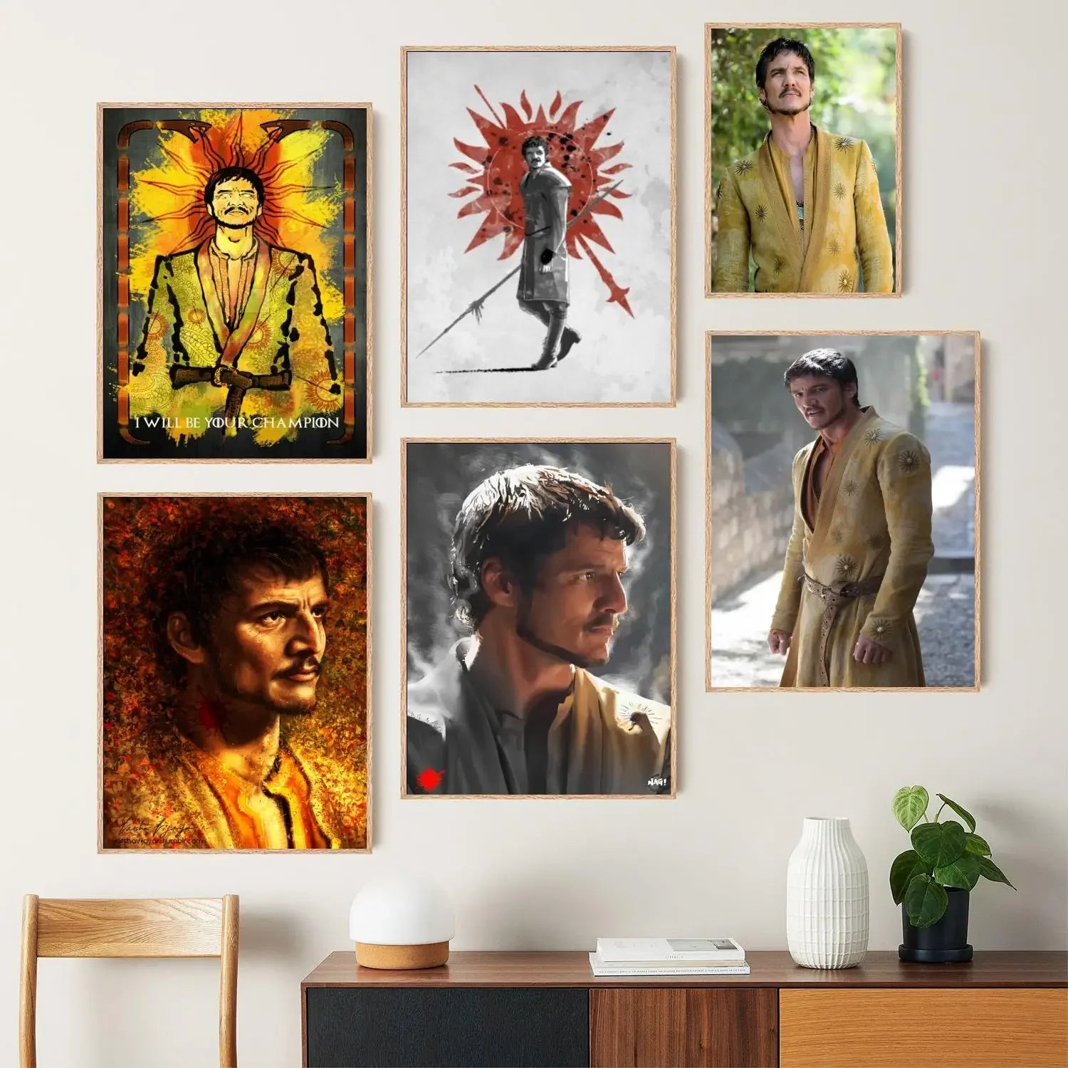 oberyn martell Canvas Art Poster and Wall Art Picture Print, Modern Family Bedroom Decor Posters