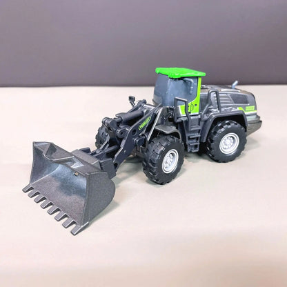 ﻿9 Styles Alloy Engineering Diecast Truck Tractor Loader Crane Excavator Toys Construction Model Vehicle Toy Car for Boys Gifts