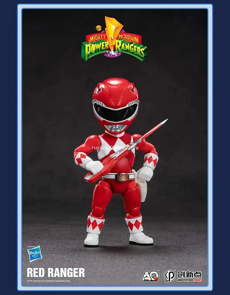 Hasbro Power Rangers Dino Fury Red Ranger Limited Edtion Q Version Action Figure Collectible Toys Chirstmas Gift 500398