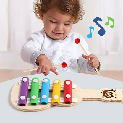 Infant Montessori Toys Wooden Xylophone Baby Music Instrument Toys Preschool Early Learning Toys for Baby 0 12 Months