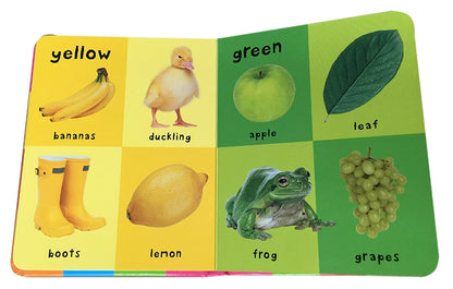 First 100 Animals Words Book for Kids Early Education Hardcover Board Book Baby Learning English Picture Books Montessori Toys