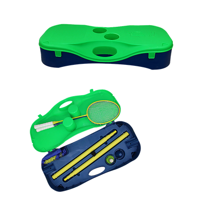 Folding Portable Badminton Combo Set Volleyball Net Outdoor Sports