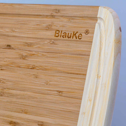 Large Wood Cutting Board for Kitchen 14x11" - Bamboo Chopping Board