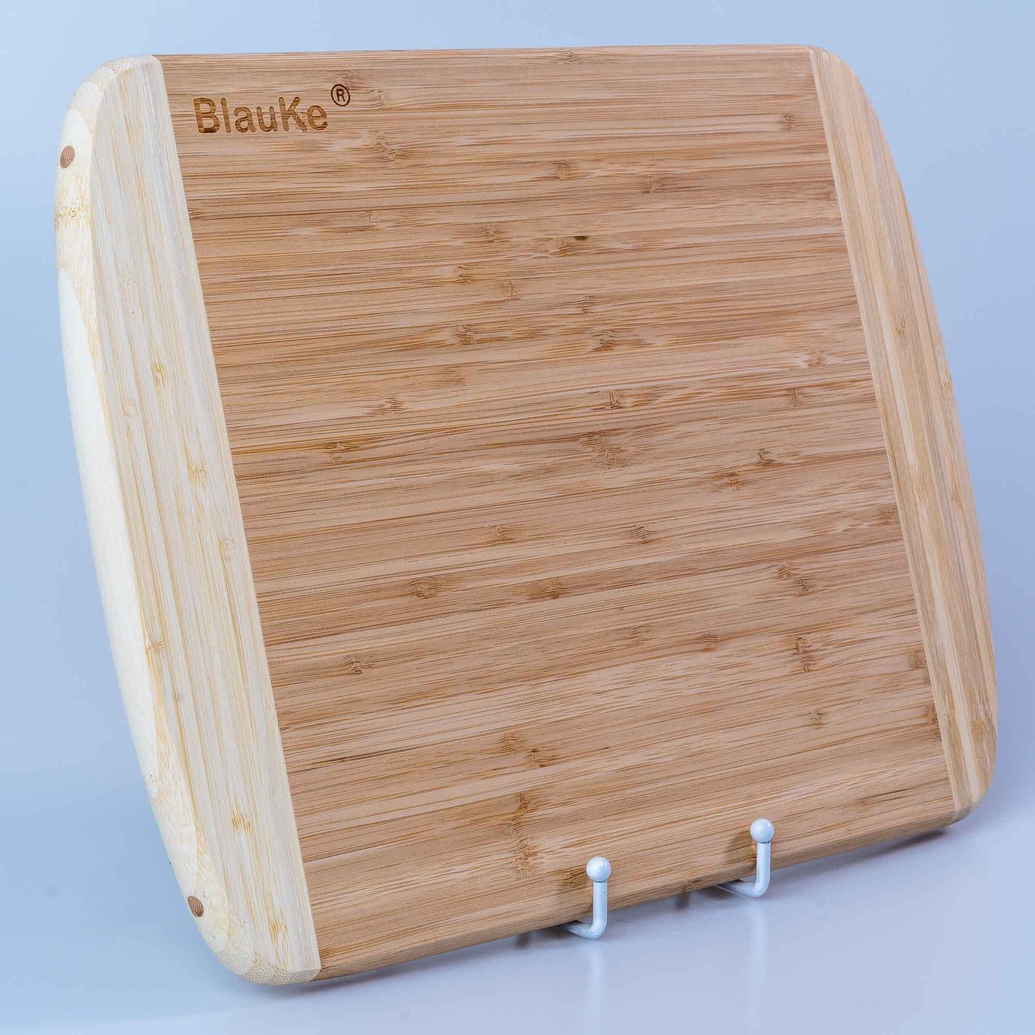 Large Wood Cutting Board for Kitchen 14x11" - Bamboo Chopping Board
