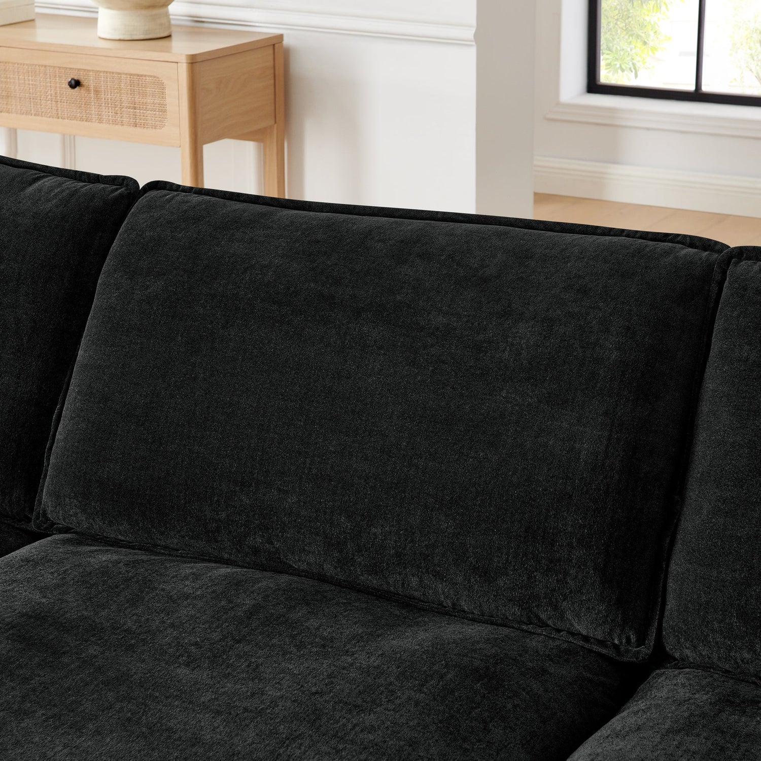 Modern Home Living Room L-Shaped Sectional Sofa Couches with Storage