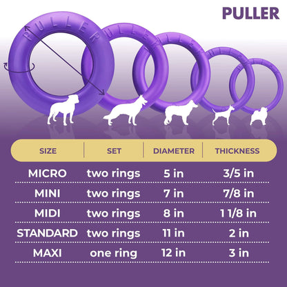 Puller Outdoor Dog Ring Toys   Dog Fetch Toy &amp; Tug of War Dog Toy for