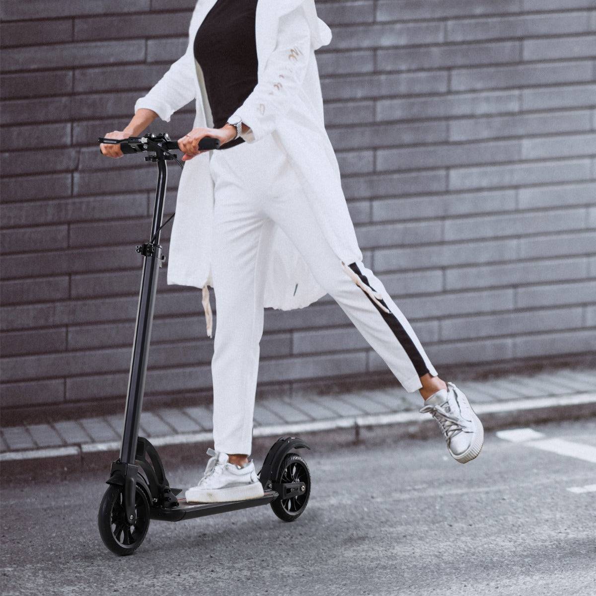 Soozier Teens Adult Kick Scooter Folding Adjustable Ride On Toy 8&quot; Big