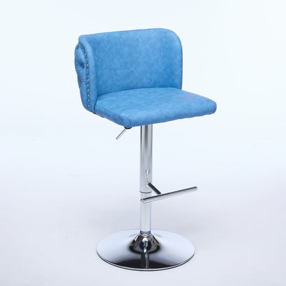 A&amp;A Furniture,Swivel Barstools Adjusatble Seat Height With Chrome