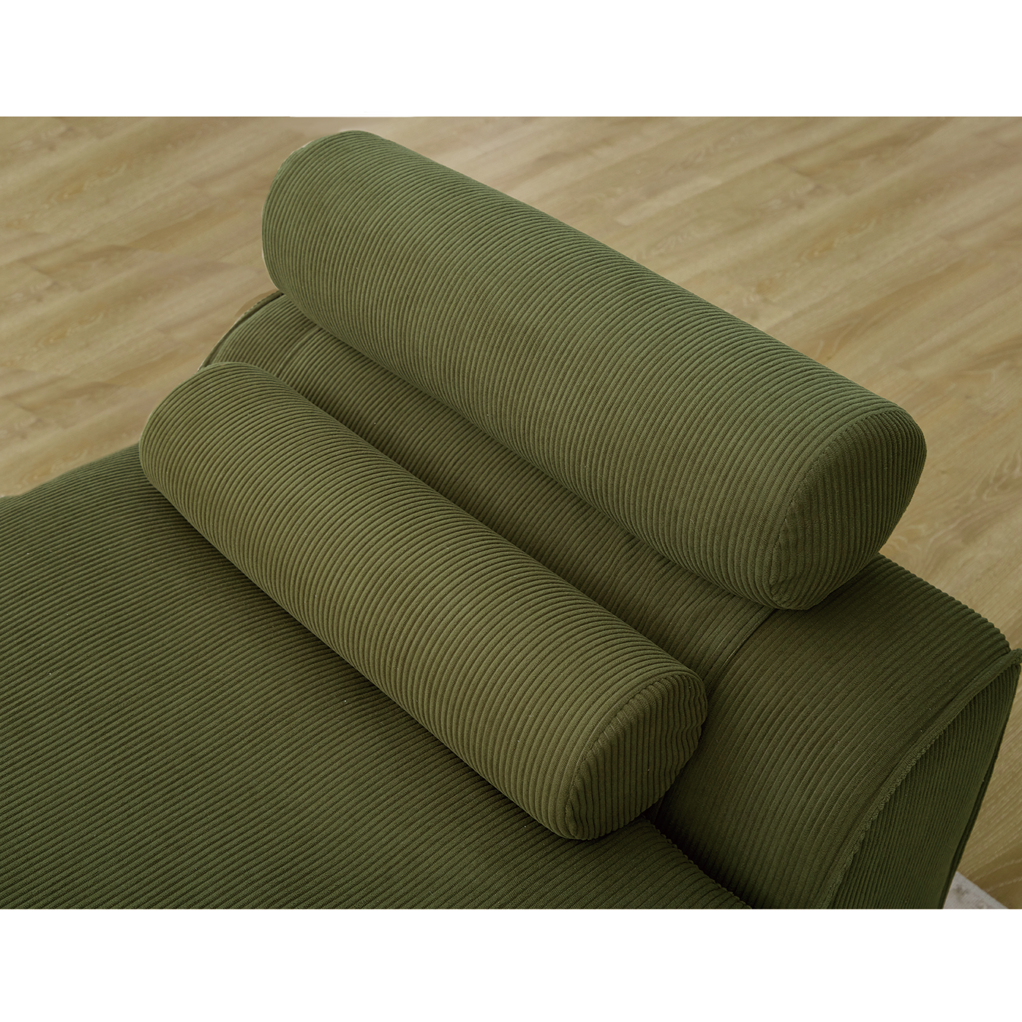 Modular Sofa,No Armrests,At will DIY,Corduroy ,Neck Pillow-Back Lounge