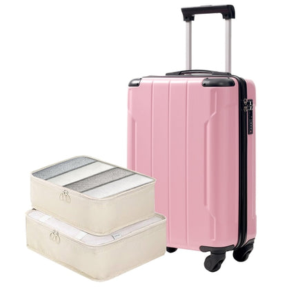 20-Inch Hardshell Carry-On Luggage, Lightweight Durable ABS Suitcase