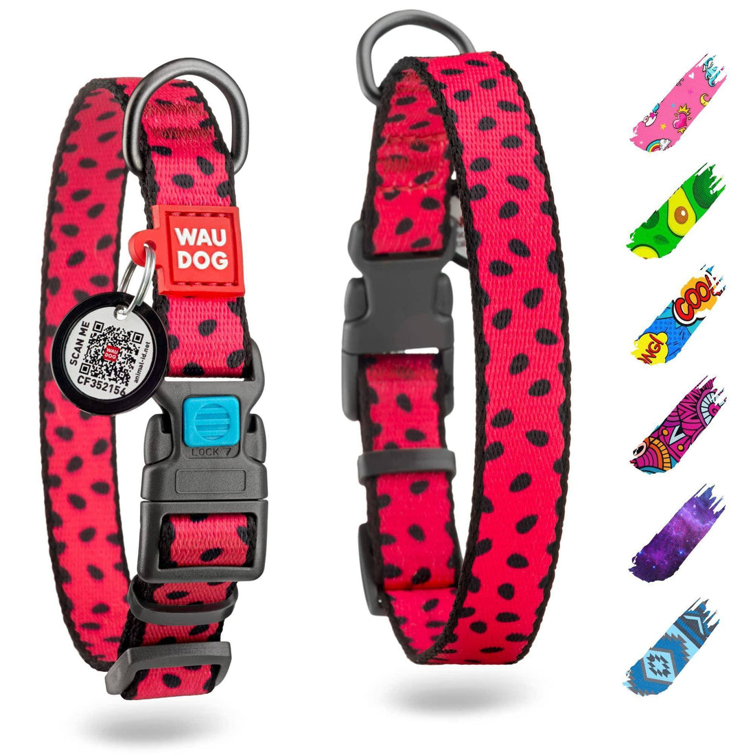 Nylon Dog Collar   Adjustable Dog Collar for Large Dogs Small &amp; Medium