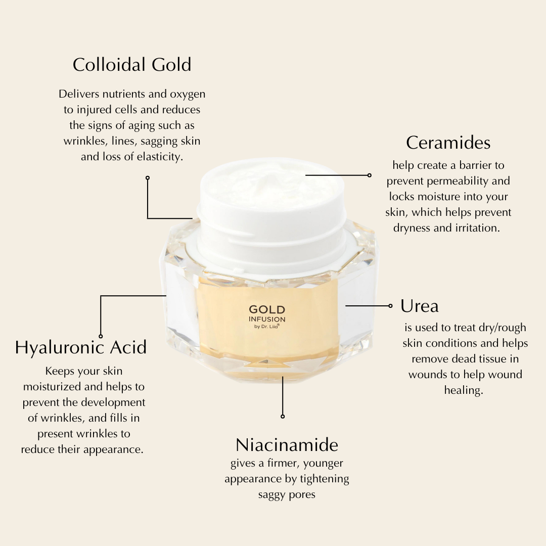 Anti-Aging Gold Infusion Cream – Brightening, Firming &amp; Hydrating