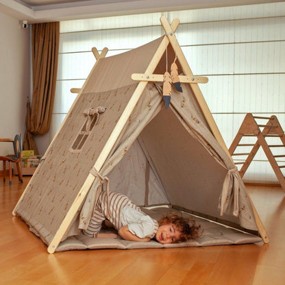 Bunny Play Tent &amp; Play Mat | Indoor Teepee for Kids