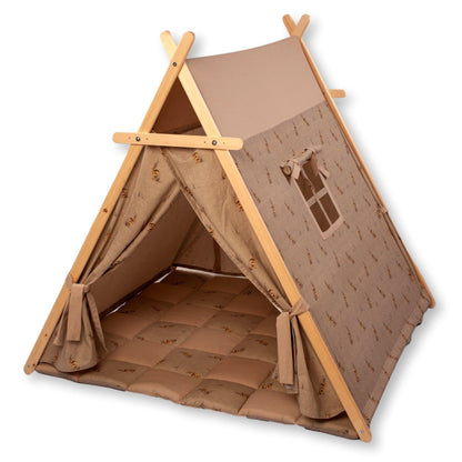 Bunny Play Tent &amp; Play Mat | Indoor Teepee for Kids
