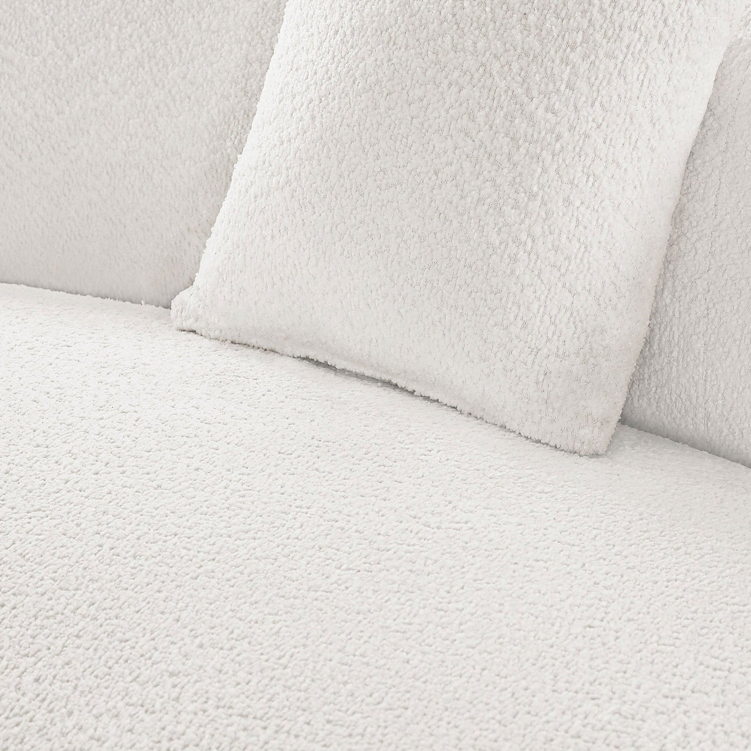 Luxury Modern Style Living Room Upholstery Curved Sofa with Chaise