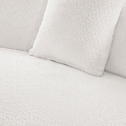 Luxury Modern Style Living Room Upholstery Curved Sofa with Chaise