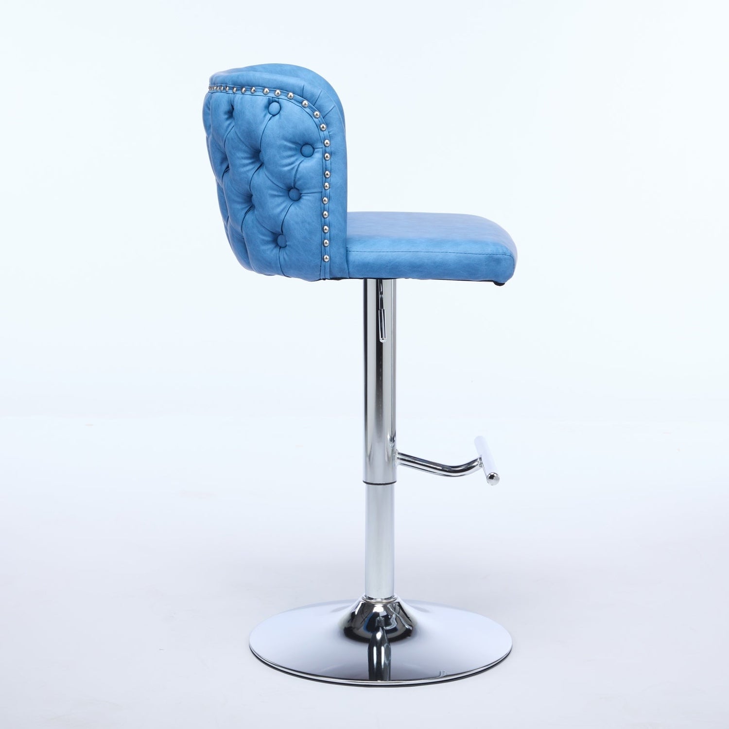 A&amp;A Furniture,Swivel Barstools Adjusatble Seat Height With Chrome