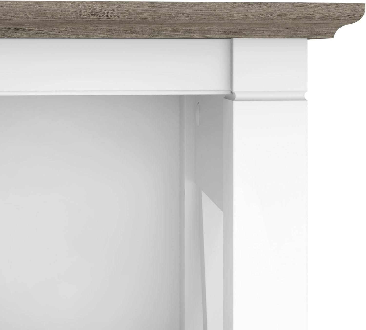 Bush Furniture BSH24470221 Key West 5-Shelf 66-Inch H Bookcase,