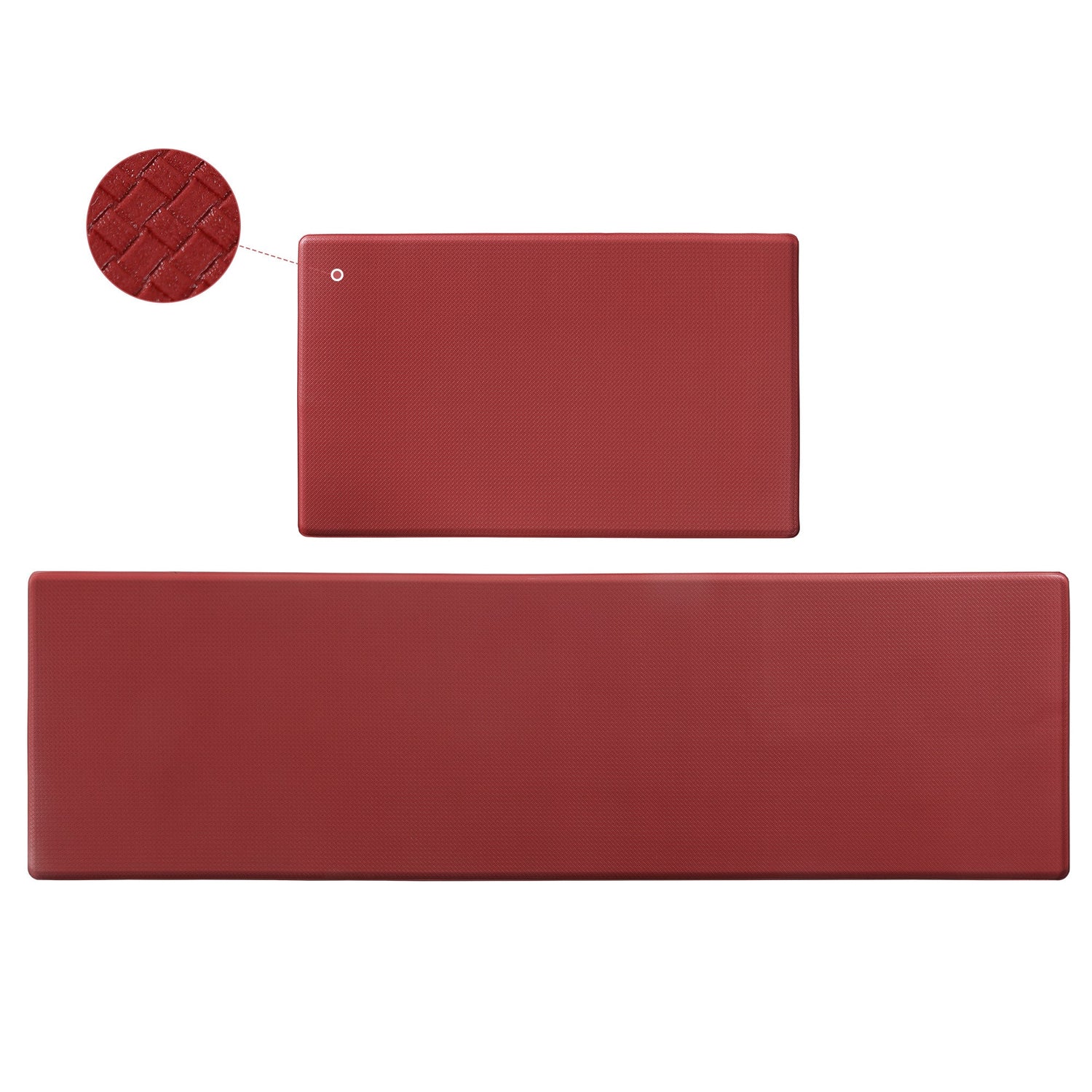 Kitchen Floor Mat Two-piece Set Of Non-slip, Waterproof And Easy To Sc