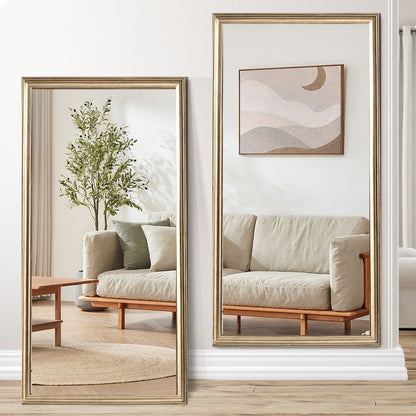 32"*70"Full body floor mirror - elegant frame design, durable