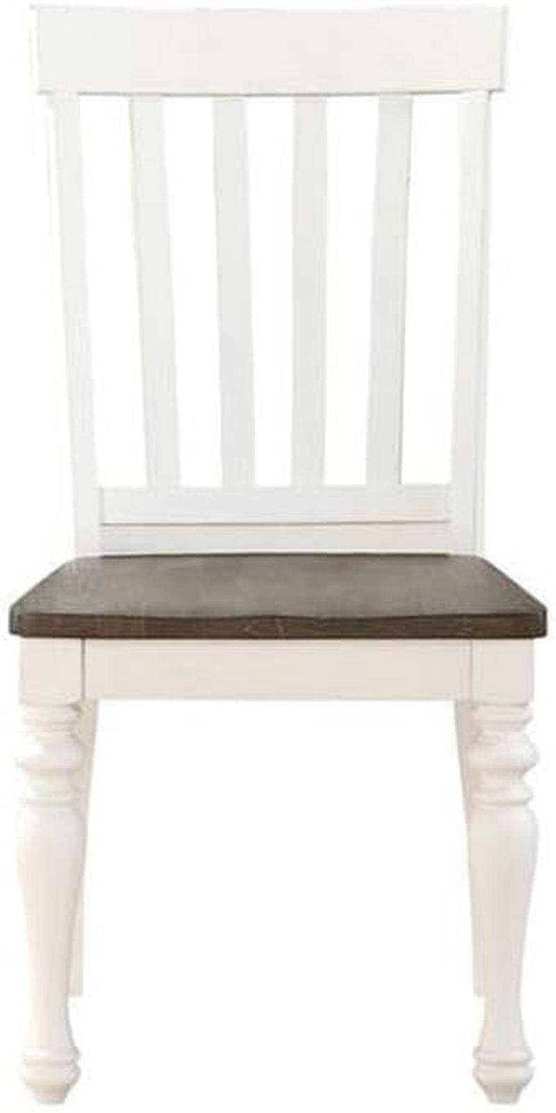 Furniture Joanna Side Chair, Set of 2 Chairs, Farmhouse Style, 2-Tone