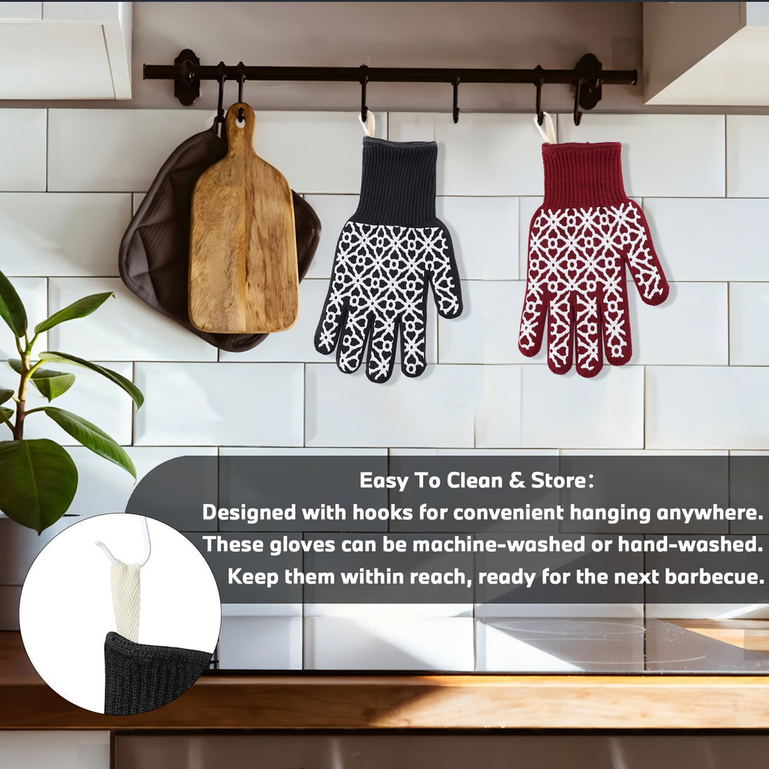 JOISIV BBQ/Outdoor Cooking Gloves 1 pair