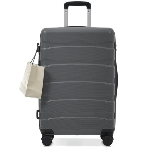 28 Inch Hardshell ABS Checked Luggage, Durable Expandable Travel