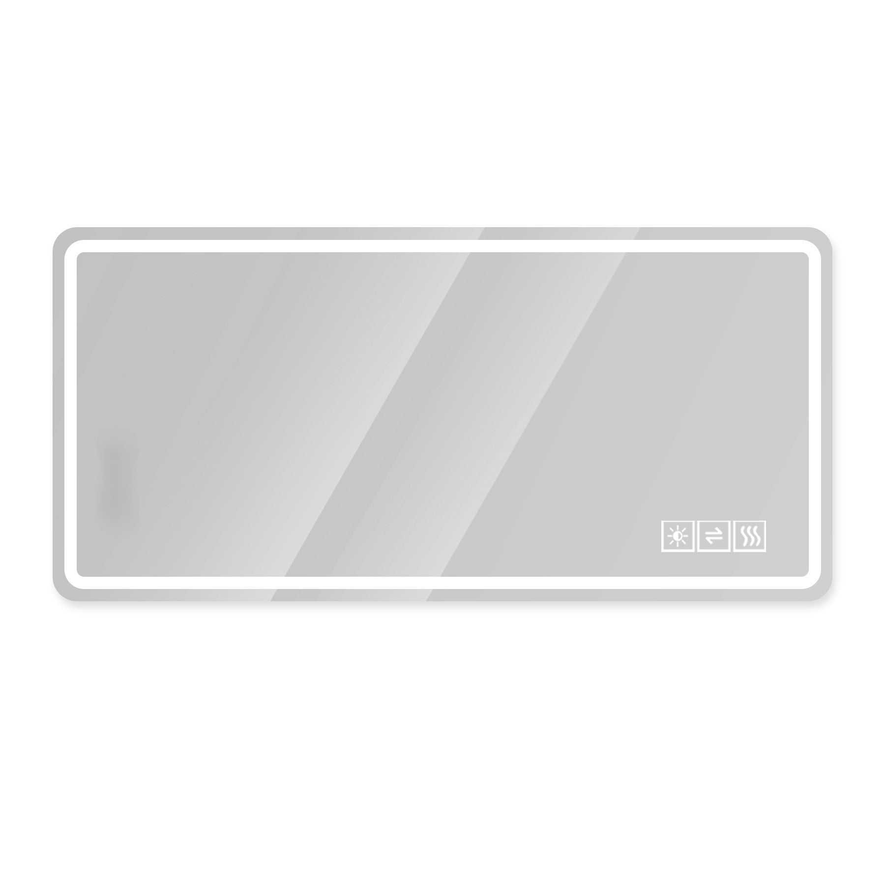 28*60inch LED Bathroom Vanity Mirror ,wall mirror,Anti-Fog,