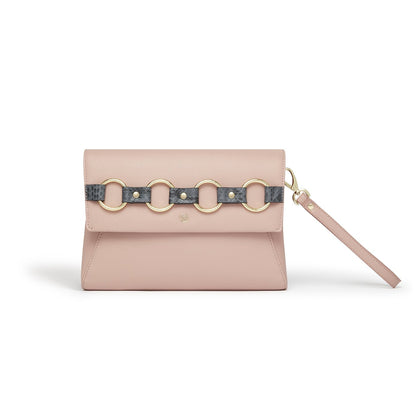 Alder Pink Clutch &amp; Cross-Body Bag