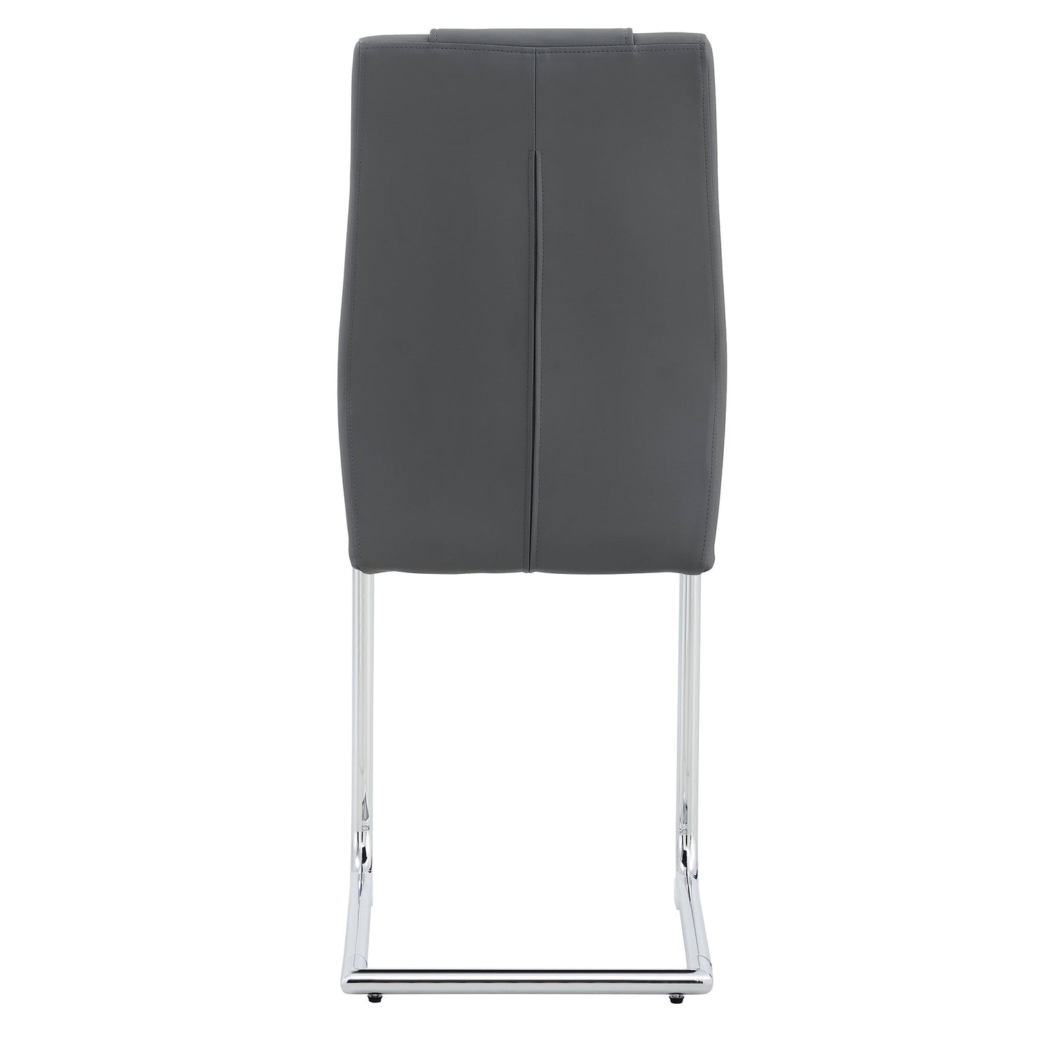 Modern Dining Chairs with Faux Leather Padded Seat Dining Living Room