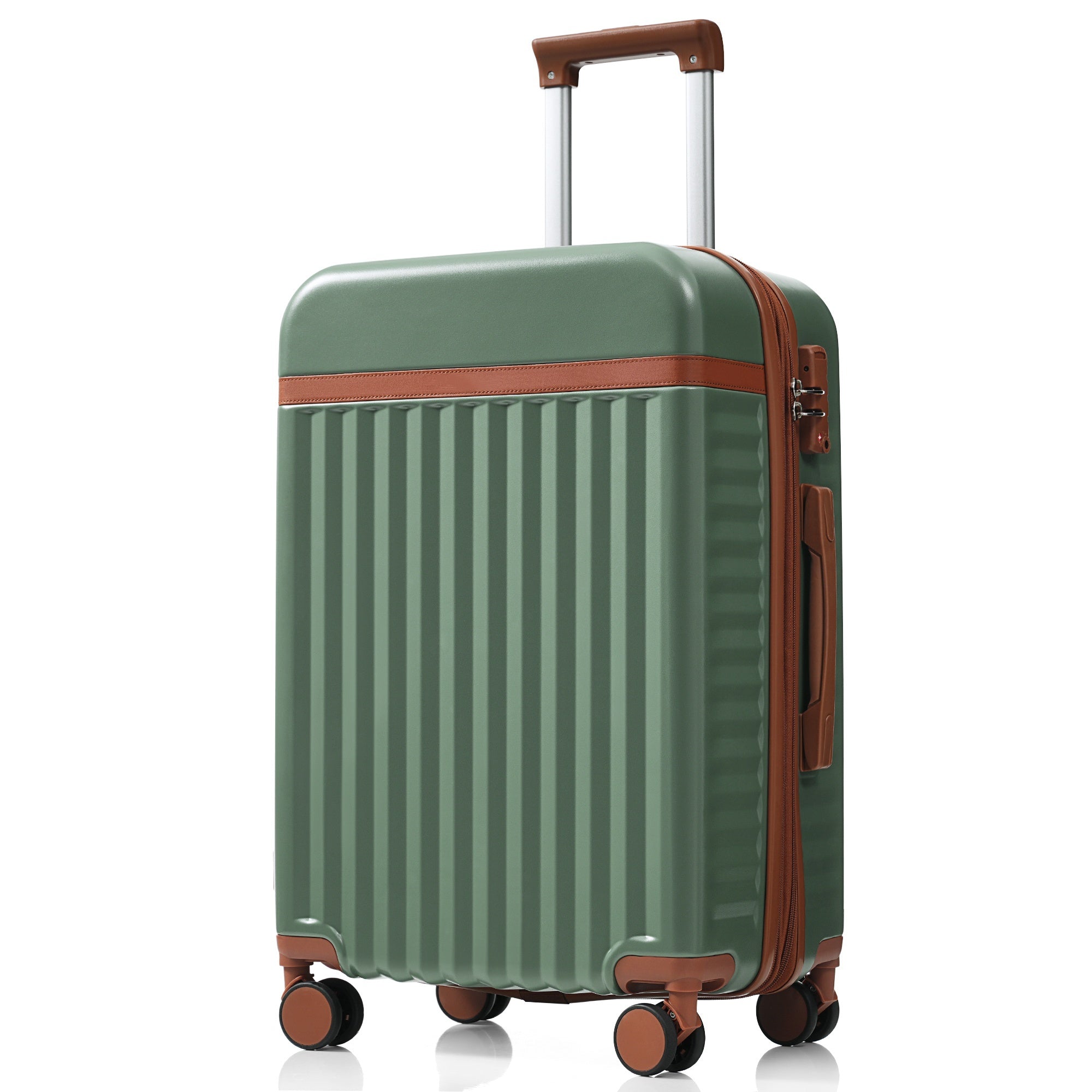 Luggage Set of 3, 20inch with USB Port, front opening design Airline