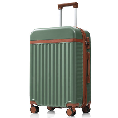 Luggage Set of 3, 20inch with USB Port, front opening design Airline