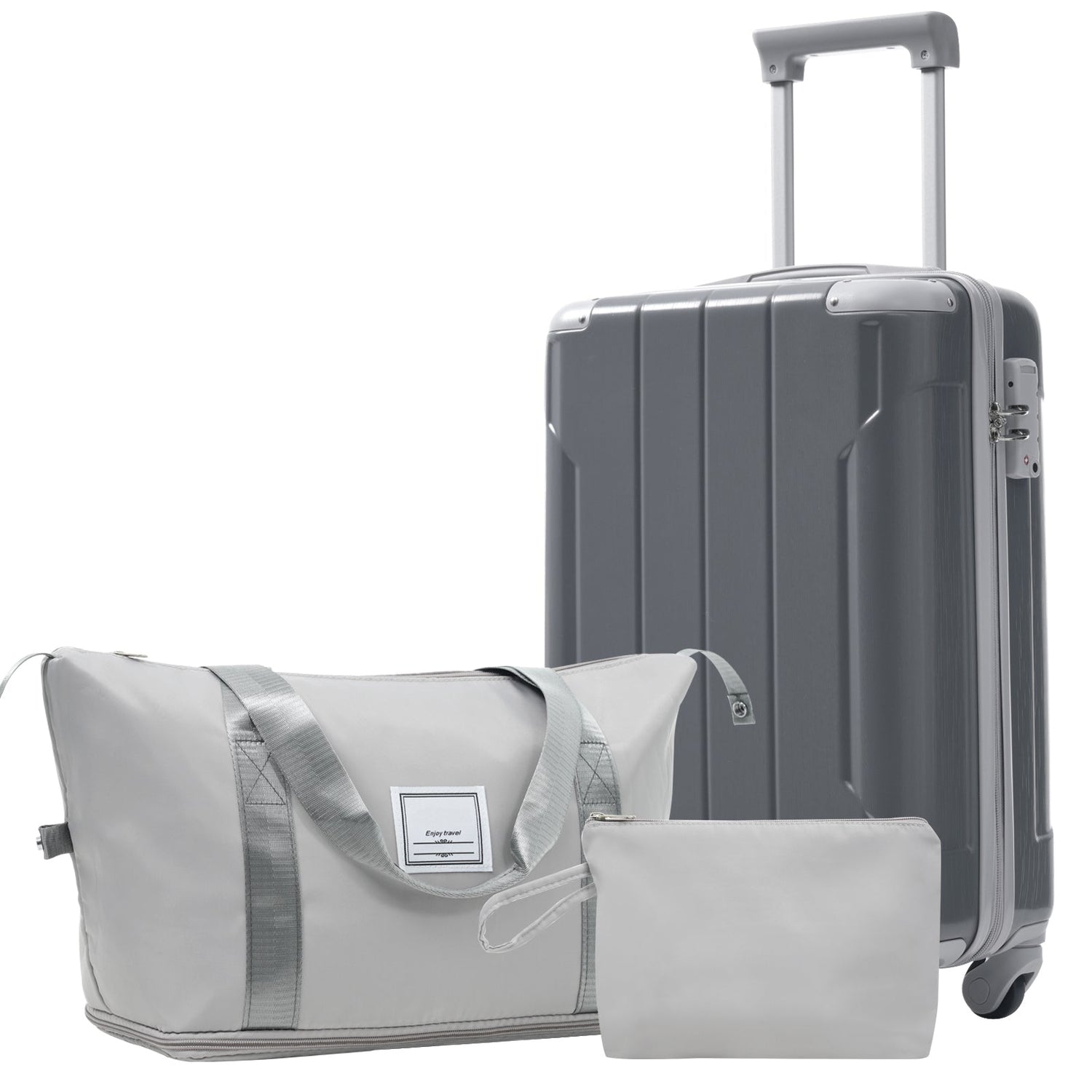 20 Inch Carry On Luggage Set 3 Piece with Spinner Wheels, Lightweight