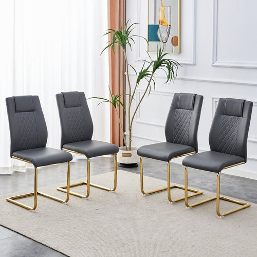 Modern dining chairs, restaurant chairs, and gold legged upholstered
