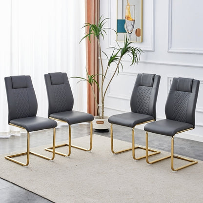 Modern dining chairs, restaurant chairs, and gold legged upholstered