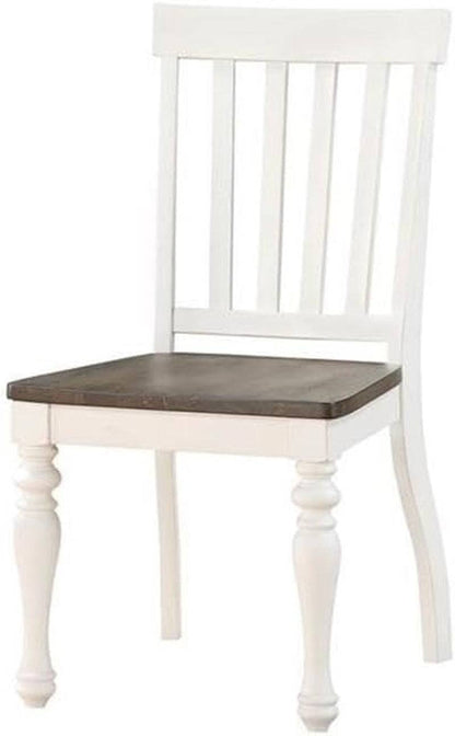 Furniture Joanna Side Chair, Set of 2 Chairs, Farmhouse Style, 2-Tone