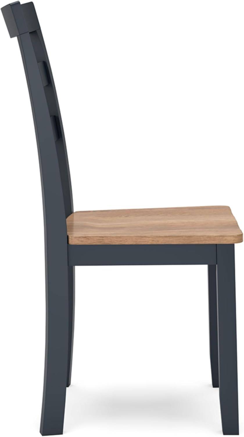 Gesthaven Solid Wood Frame Dining Chair, Set of 2, White/Natural