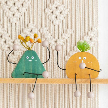 Cute Decorative Wooden Dolls