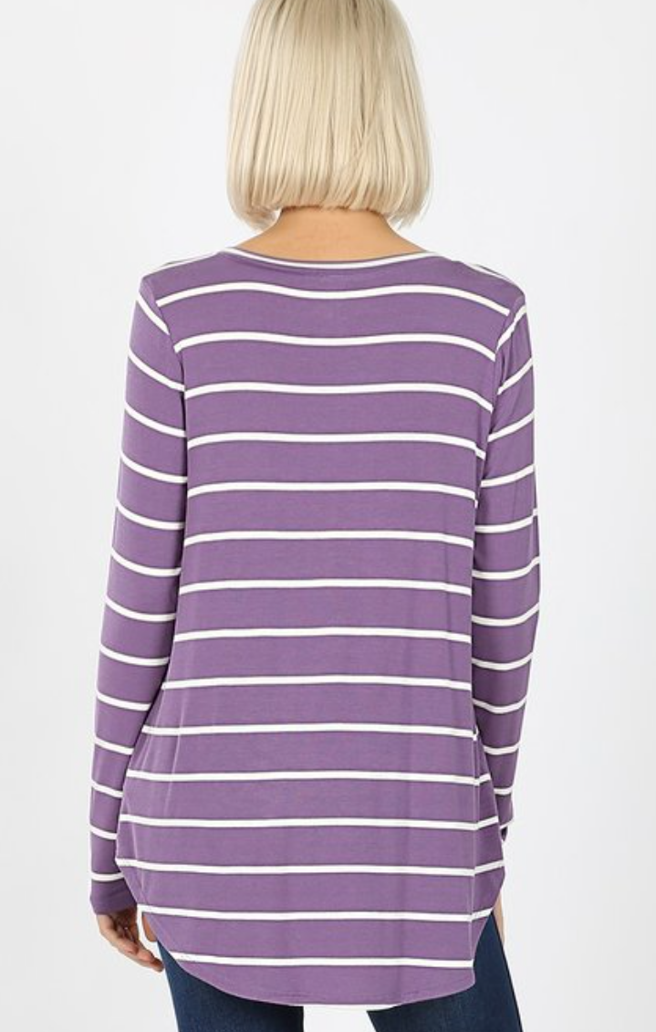 Knit Striped Tunic | Changing Seasons Shoppe
