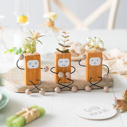 Cute Decorative Wooden Dolls