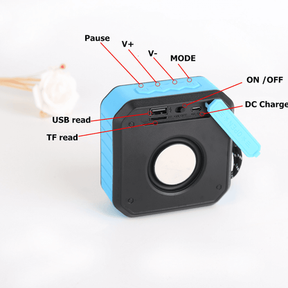 Waterproof Portable Wireless Bluetooth 5.0 Speakers for Outdoor