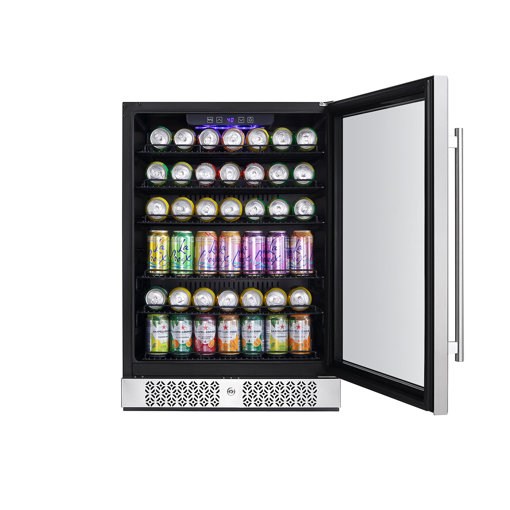 Empava BR02S 24 Inch Freestanding &amp; Built-in Beverage Fridge