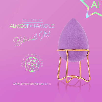 Almost Famous Makeup Blender w/ Rose Gold Stand
