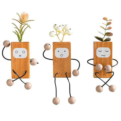 Cute Decorative Wooden Dolls