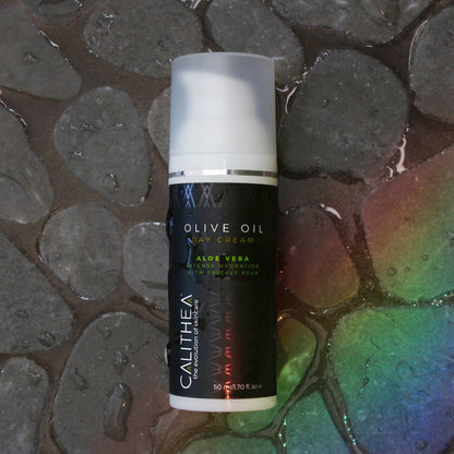 Natural, Organic Olive Oil Day Cream w/Aloe Vera &amp; Prickly Pear