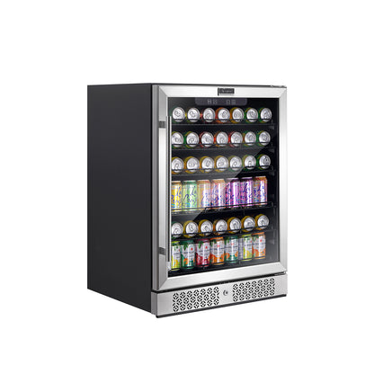 Empava BR02S 24 Inch Freestanding &amp; Built-in Beverage Fridge