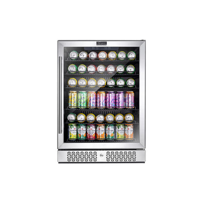 Empava BR02S 24 Inch Freestanding &amp; Built-in Beverage Fridge