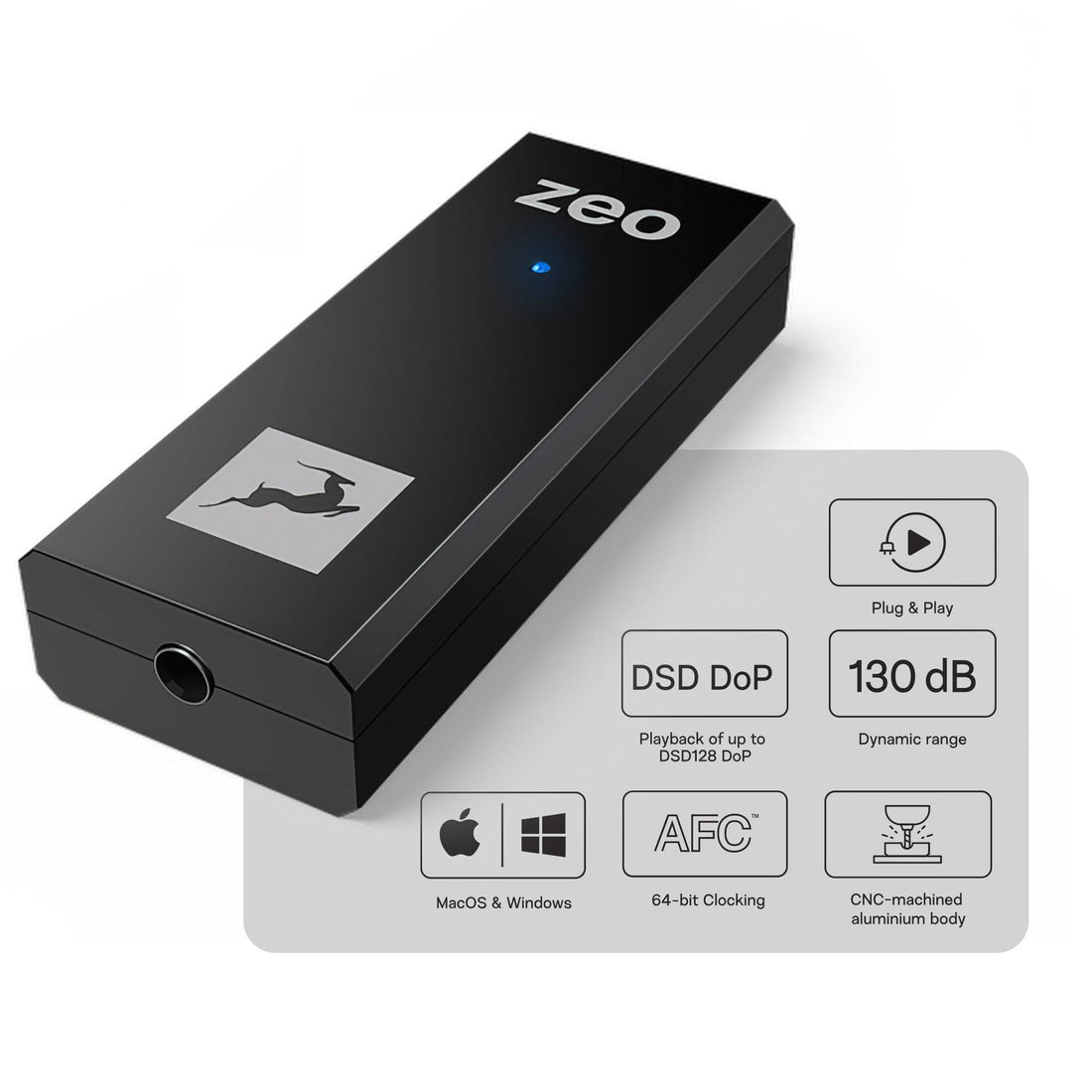 Antelope Audio - ZEO | Portable Hi-Fi DAC and Headphone AMP