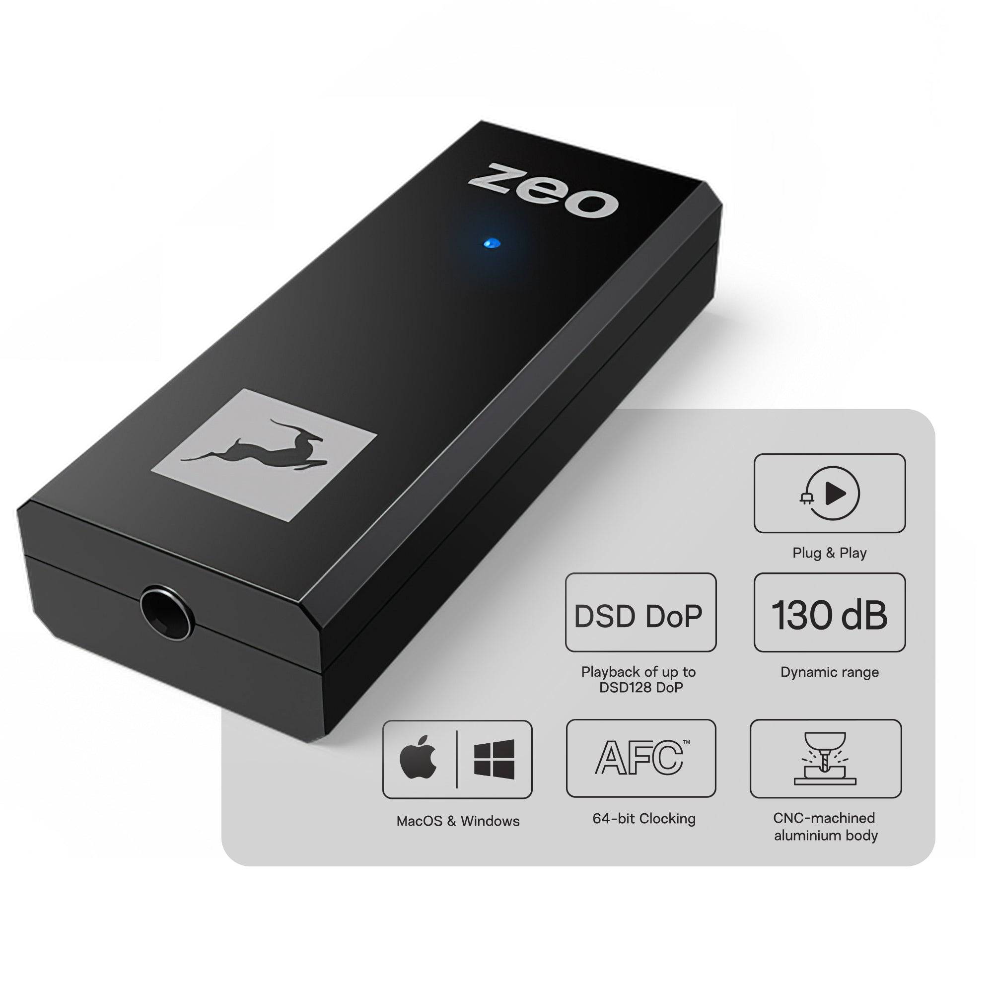 Antelope Audio - ZEO | Portable Hi-Fi DAC and Headphone AMP