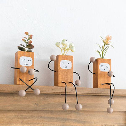 Cute Decorative Wooden Dolls